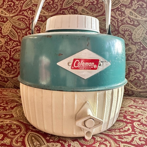 Coleman Other - Coleman Vintage Teal and White Water Jug